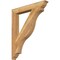 Ekena Millwork Funston Traditional Rough Sawn Bracket, Western Red Cedar, 4"W x 32"D x 38"H BKT04X32X38FST01RWR - alternate 1
